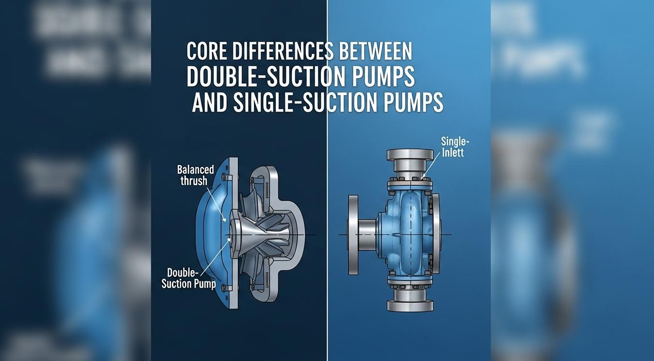 Core Differences Between Double Suction Pumps and Single Suction Pumps