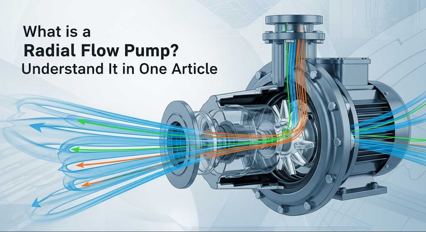 What is a Radial Flow Pump? Understand It in One Article