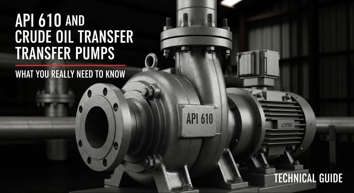 API 610 and Crude Oil Transfer Pumps: What You Really Need to Know