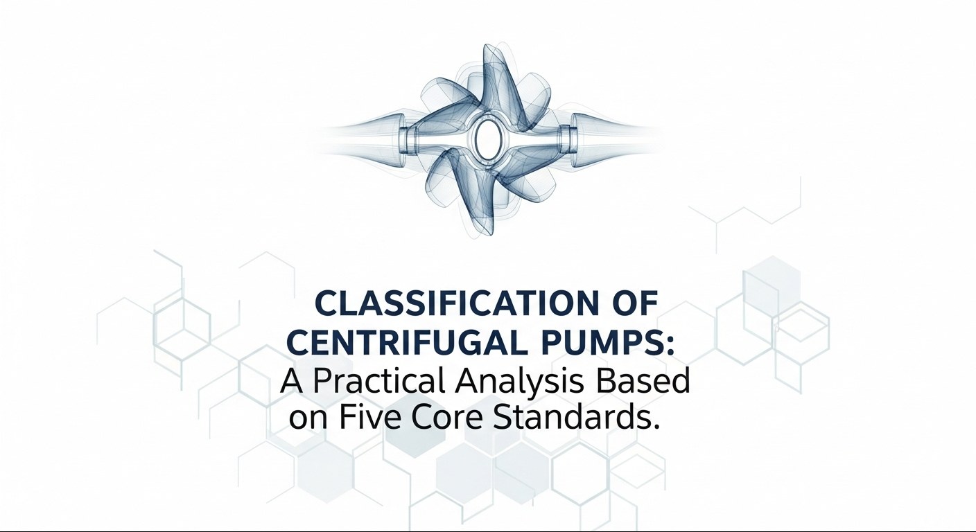 Classification of Centrifugal Pumps: A Practical Analysis Based on Five Core Standards