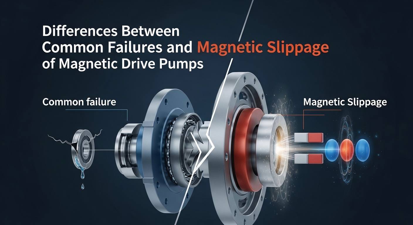 Differences Between Common Failures and Magnetic Slippage of Magnetic Drive Pumps