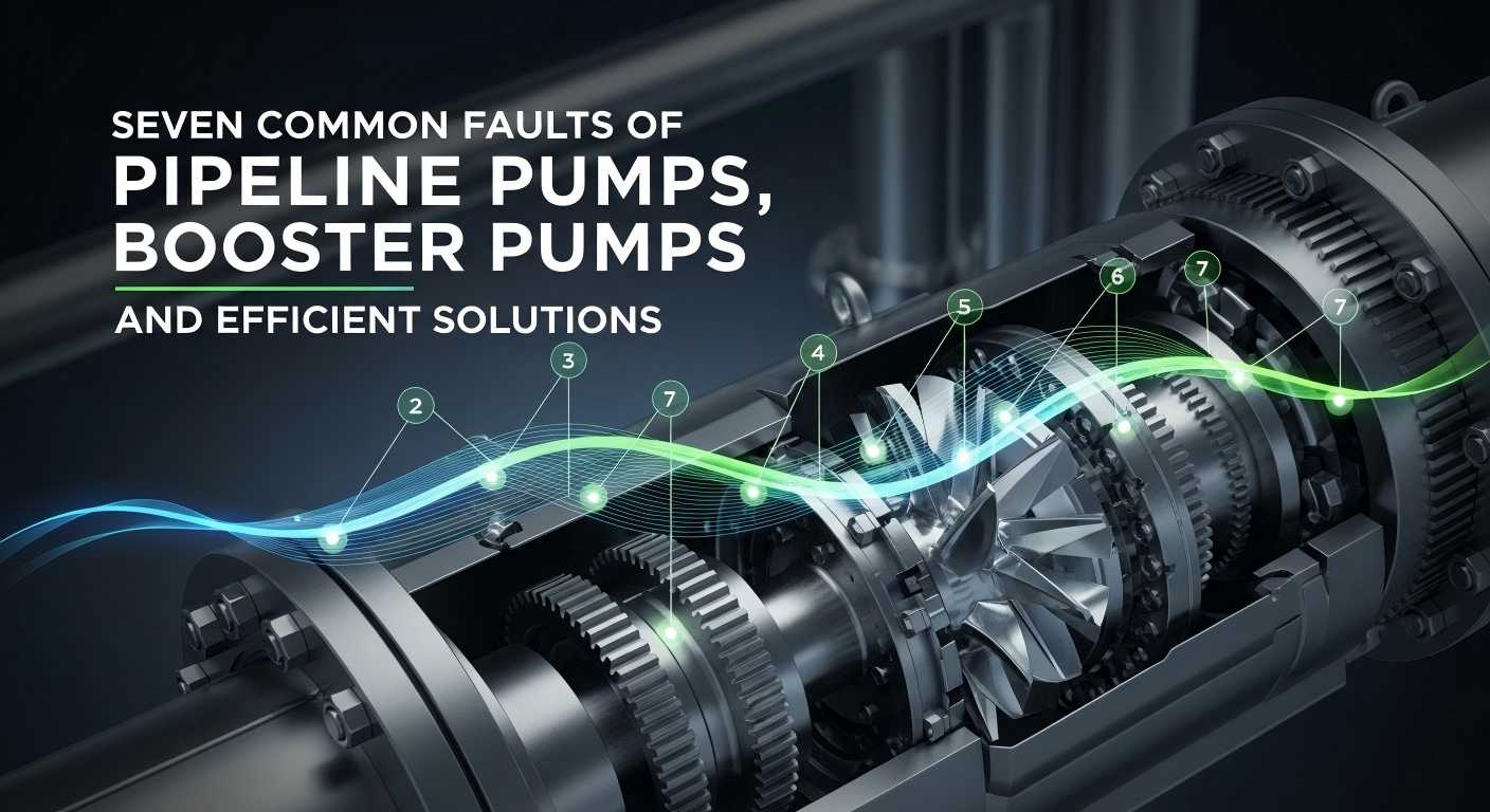 Seven Common Faults of Pipeline Pumps and Booster Pumps and Efficient Solutions