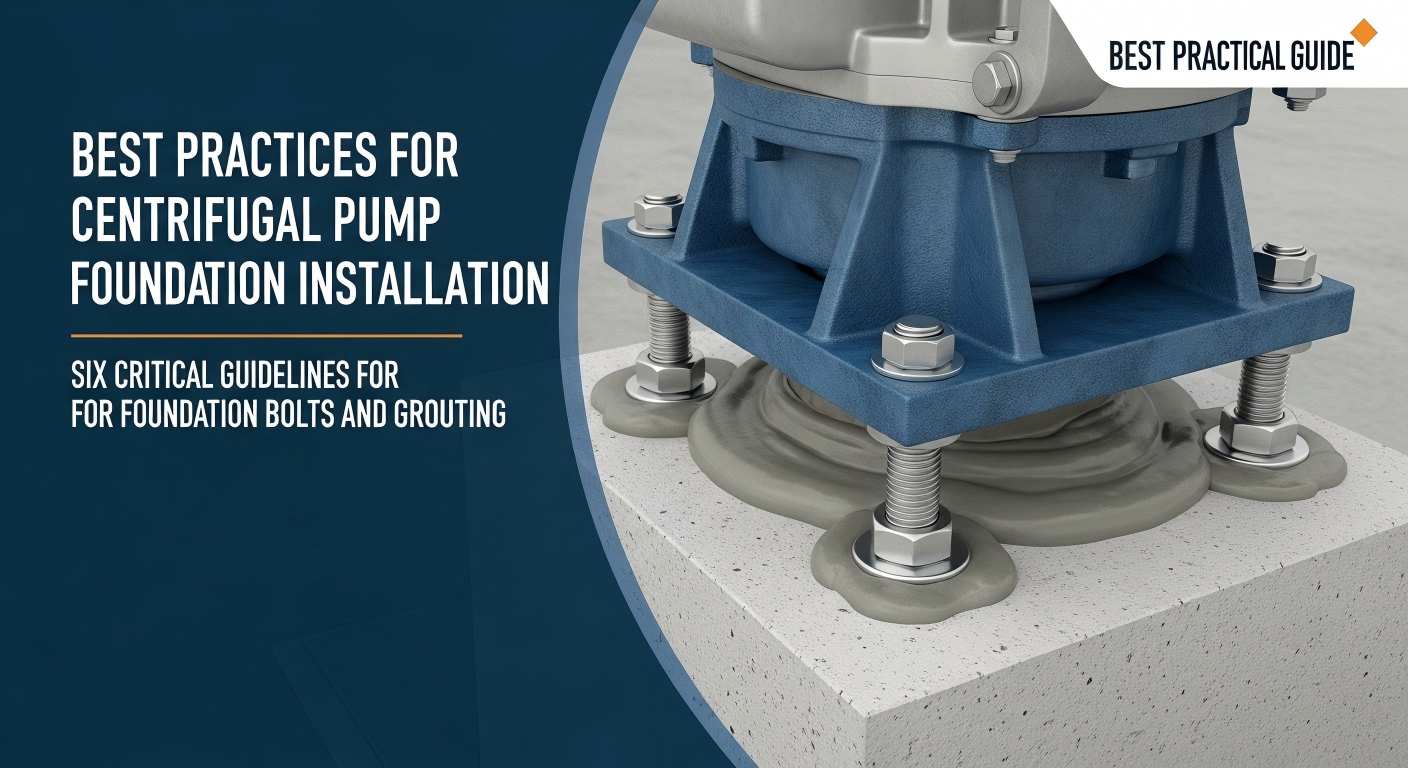 Best Practices for Centrifugal Pump Foundation Installation: Six Critical Guidelines for Foundation Bolts and Grouting