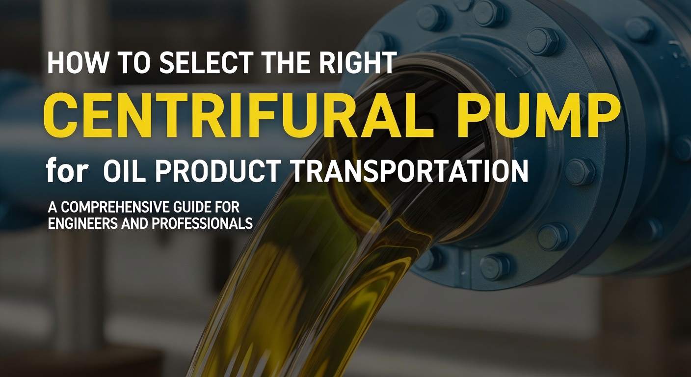 How to Select the Right Centrifugal Pump for Oil Product Transportation