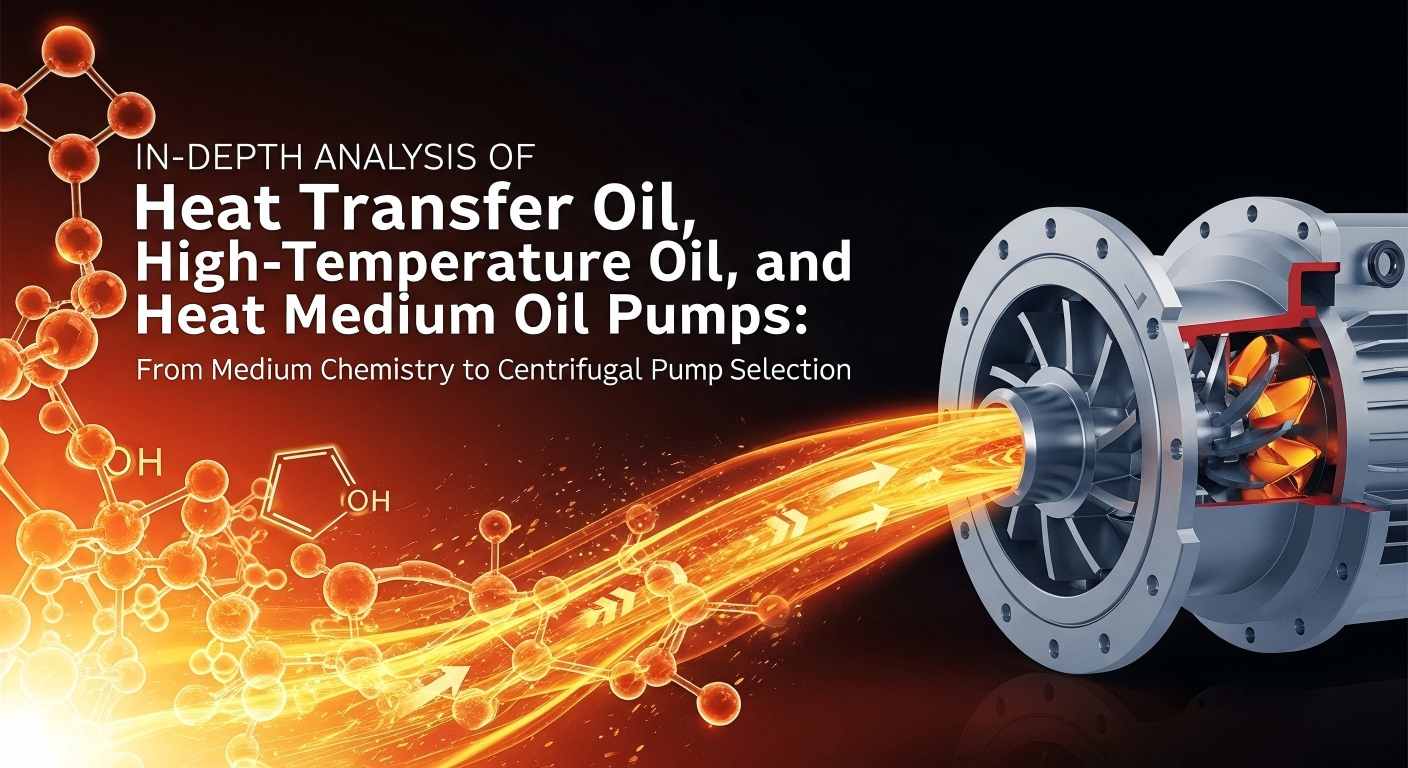 In-depth Analysis of Heat Transfer Oil, High-Temperature Oil and Heat Medium Oil Pumps: From Medium Chemistry to Centrifugal Pump Selection