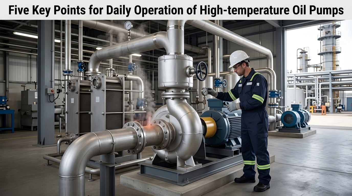 Five Key Notes for Daily Operation of High-Temperature Oil Pumps