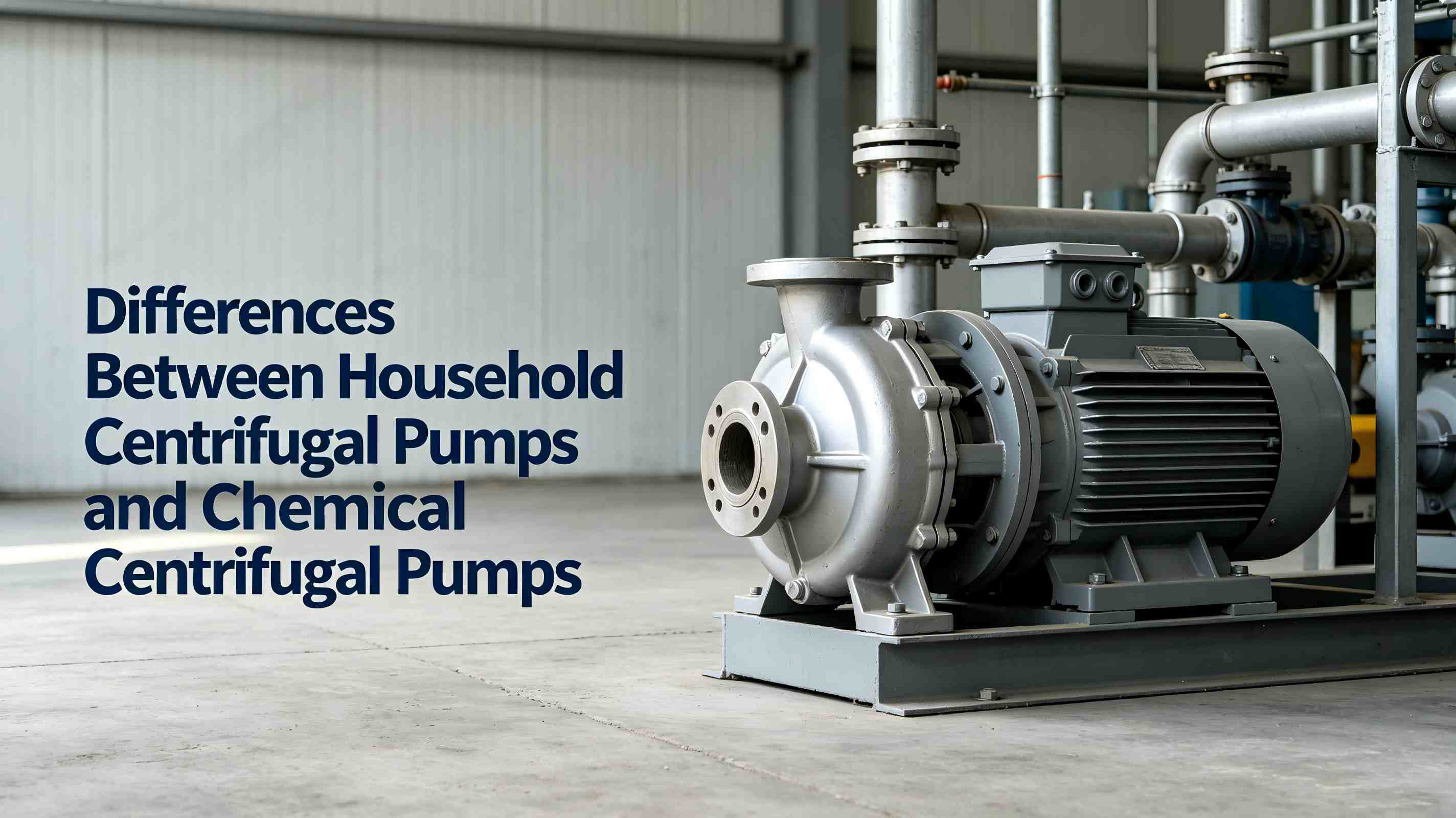 Differences Between Household Centrifugal Pumps and Chemical Centrifugal Pumps