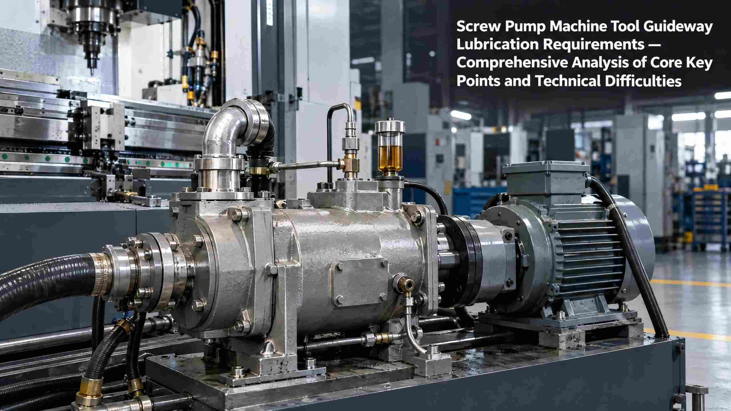 Screw Pump Machine Tool Guideway Lubrication Requirements — Comprehensive Analysis of Core Key Points and Technical Difficulties