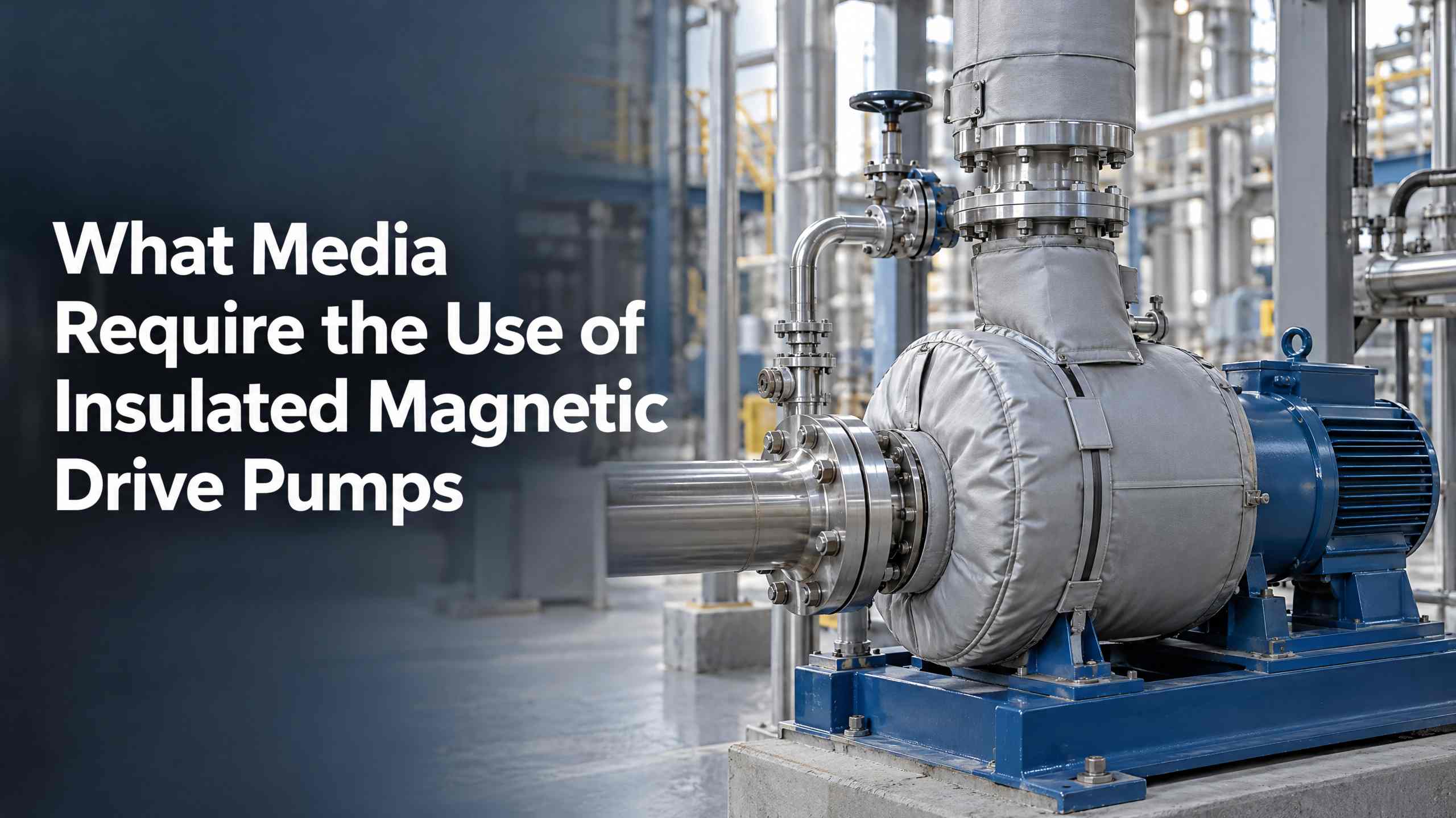 What Media Require the Use of Insulated Magnetic Drive Pumps
