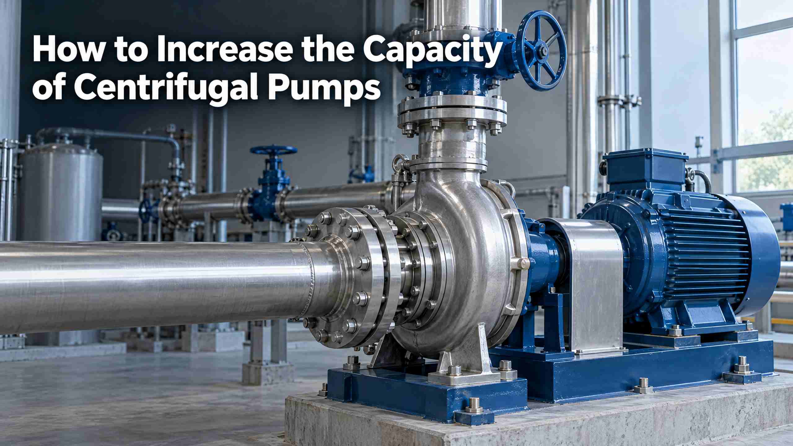 How to Increase the Capacity of Centrifugal Pumps