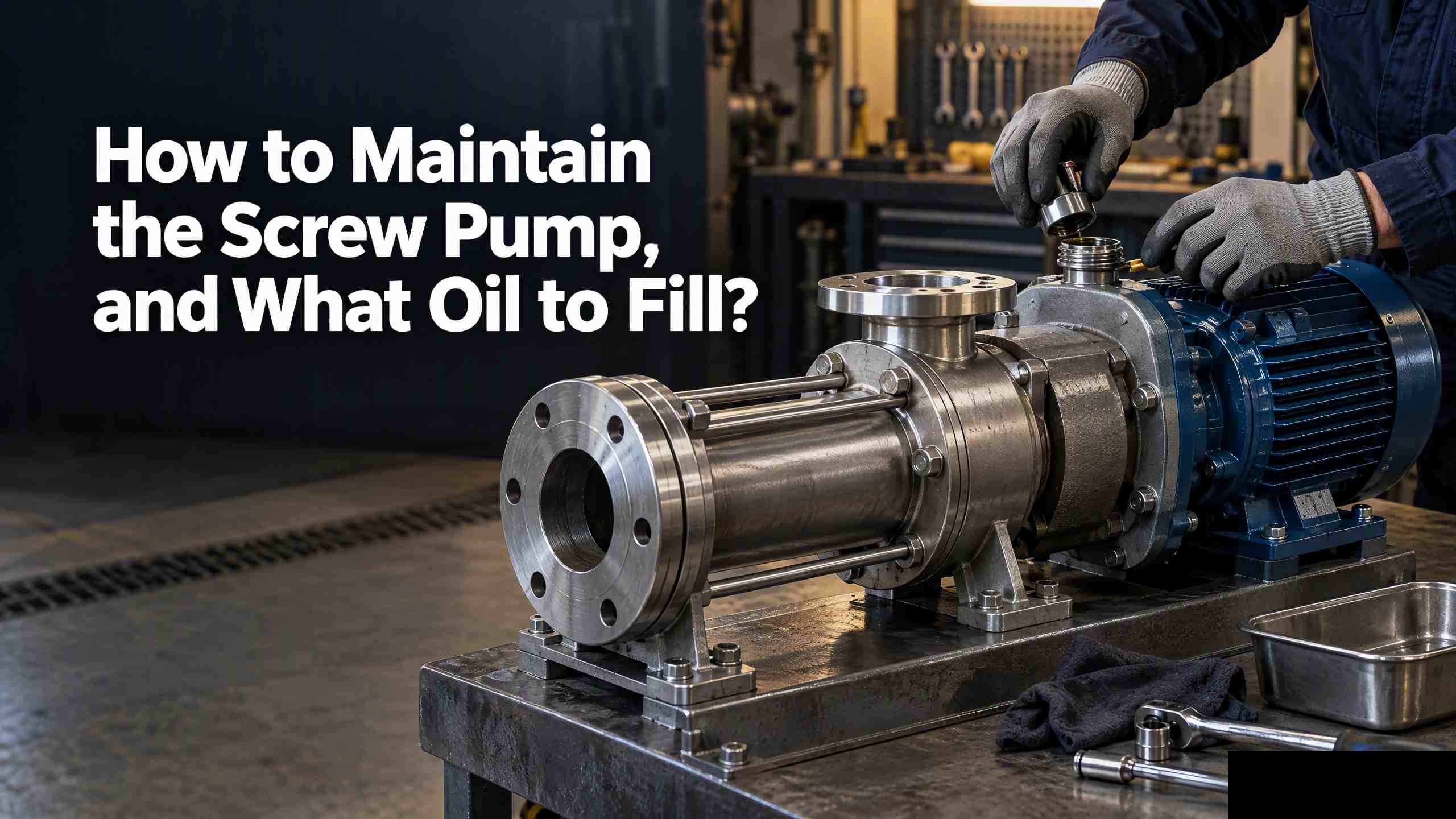 How to Maintain the Screw Pump, and What Oil to Fill?