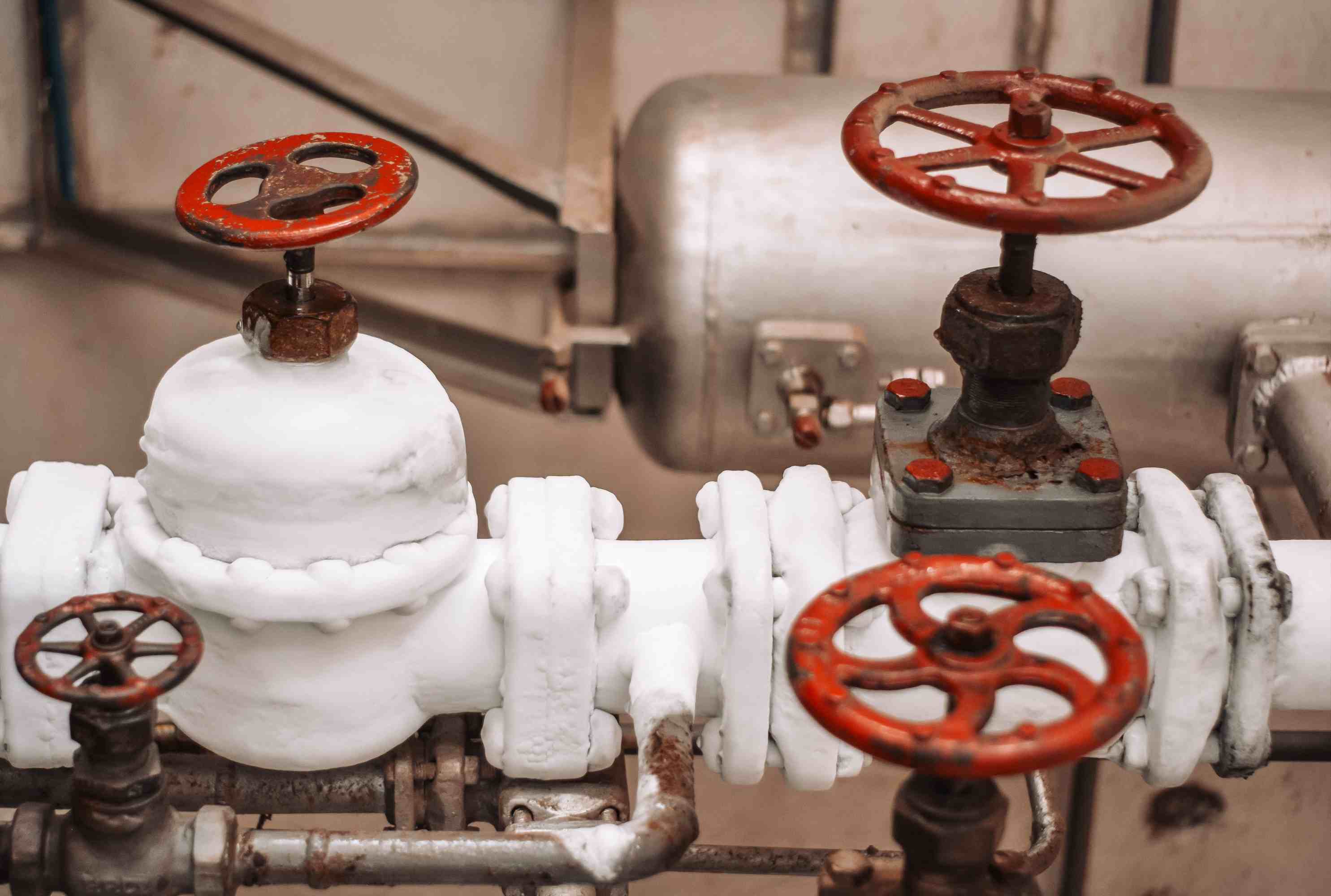 Frozen Industrial Valves