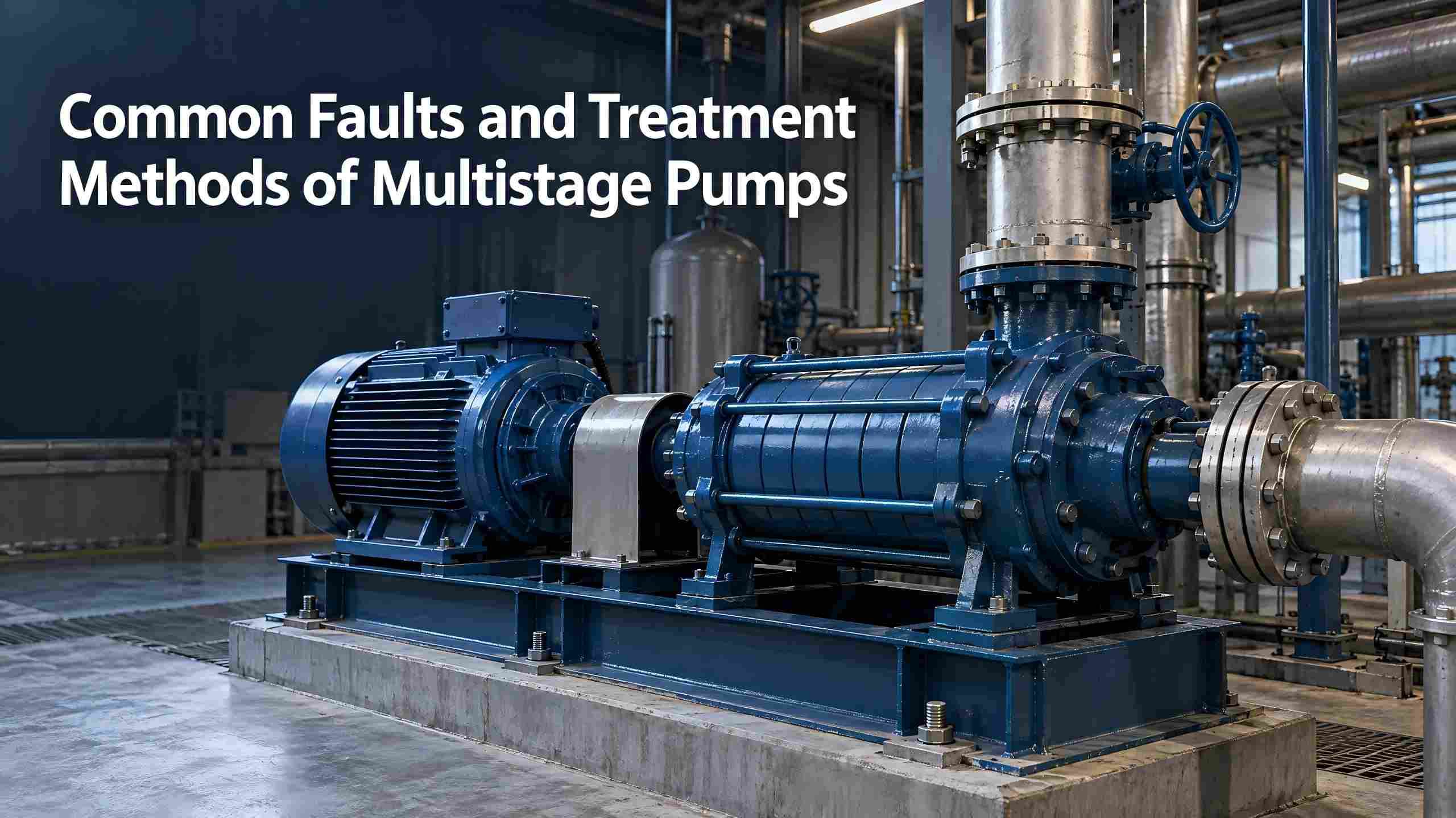 Industrial multistage pump system